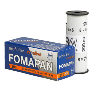 Фотоплёнка FOMA FOMAPAN 200, Roll Film, iso 200, тип 120 (широкая)