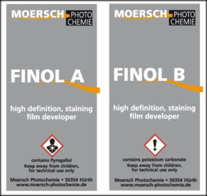 Проявитель для плёнки Moersch Finol, концентрат 2x100 мл