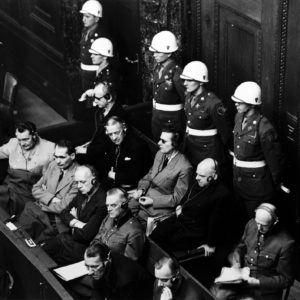 Нюрнбергский процесс Главные военные преступники на скамье подсудимых